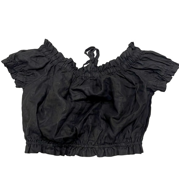 Hansen and Gretel linen black top - Picture 1 of 4